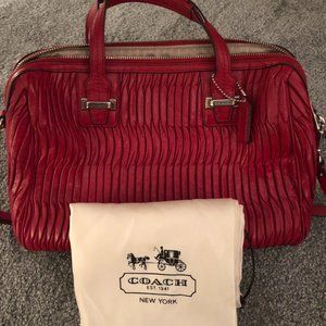 Coach purse and matching wallet